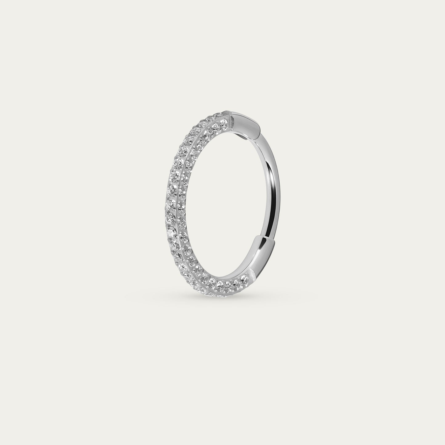 Eternal Hoop in Silver