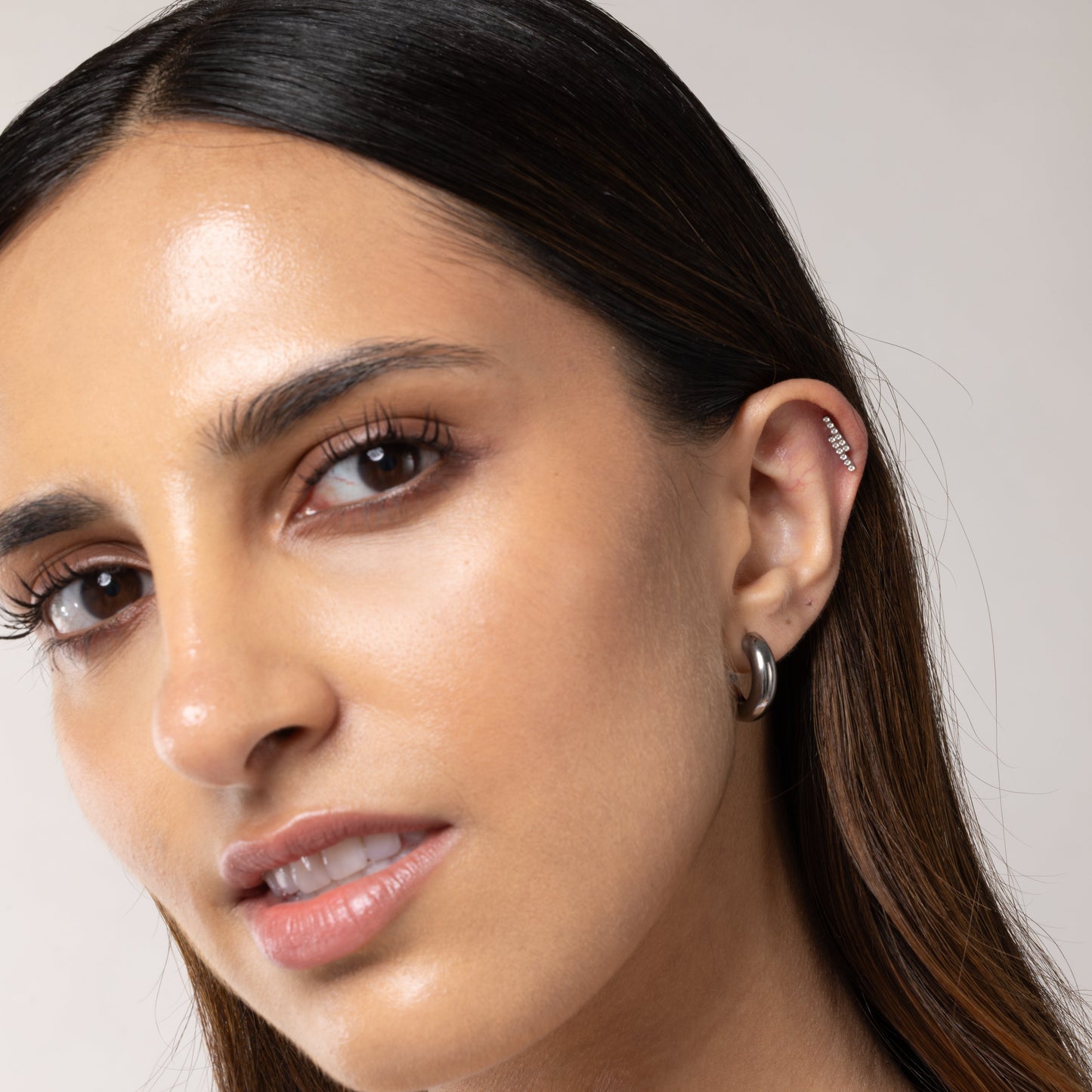 Bold Hoops in Silver