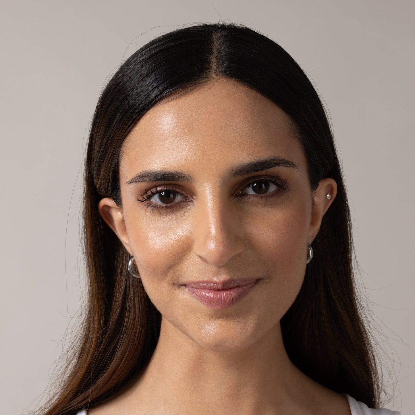 Bold Hoops in Silver — titanium — Rhokea
