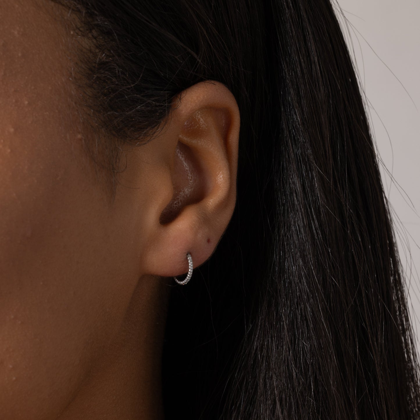 Eternal Hoop in Silver