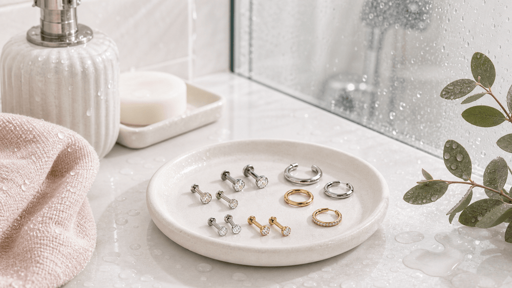Can You Shower With Titanium Earrings?