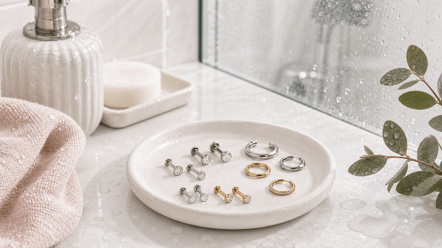 Can You Shower With Titanium Earrings? - rhokea