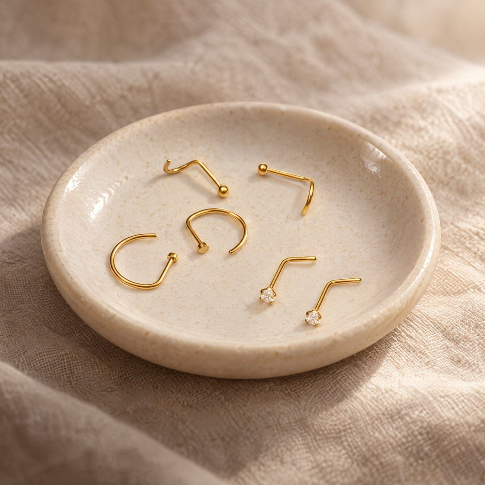 How to Take Out a Nose Stud: Screw, L-Shape, Bone and Flat Back