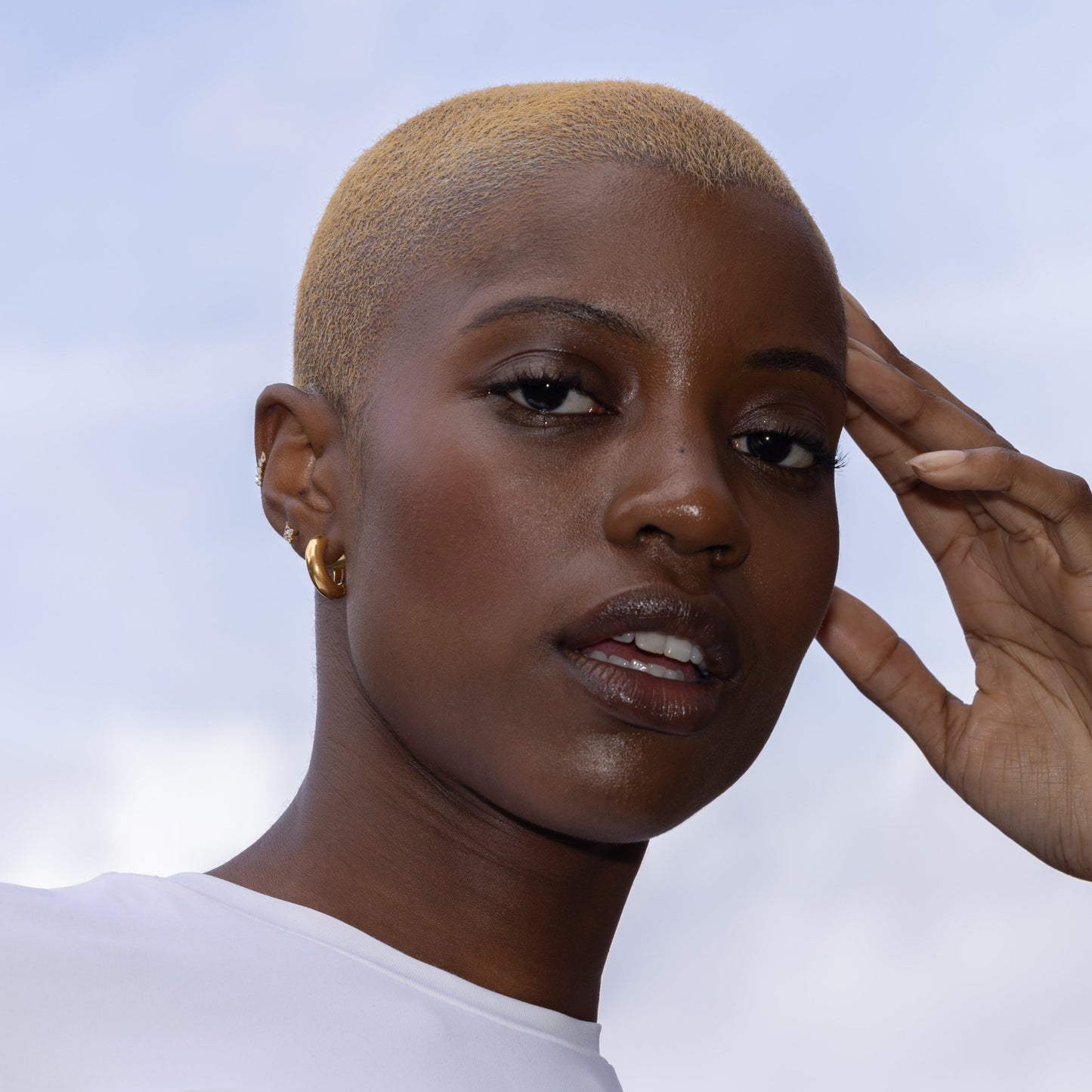 Bold Hoops in Gold
