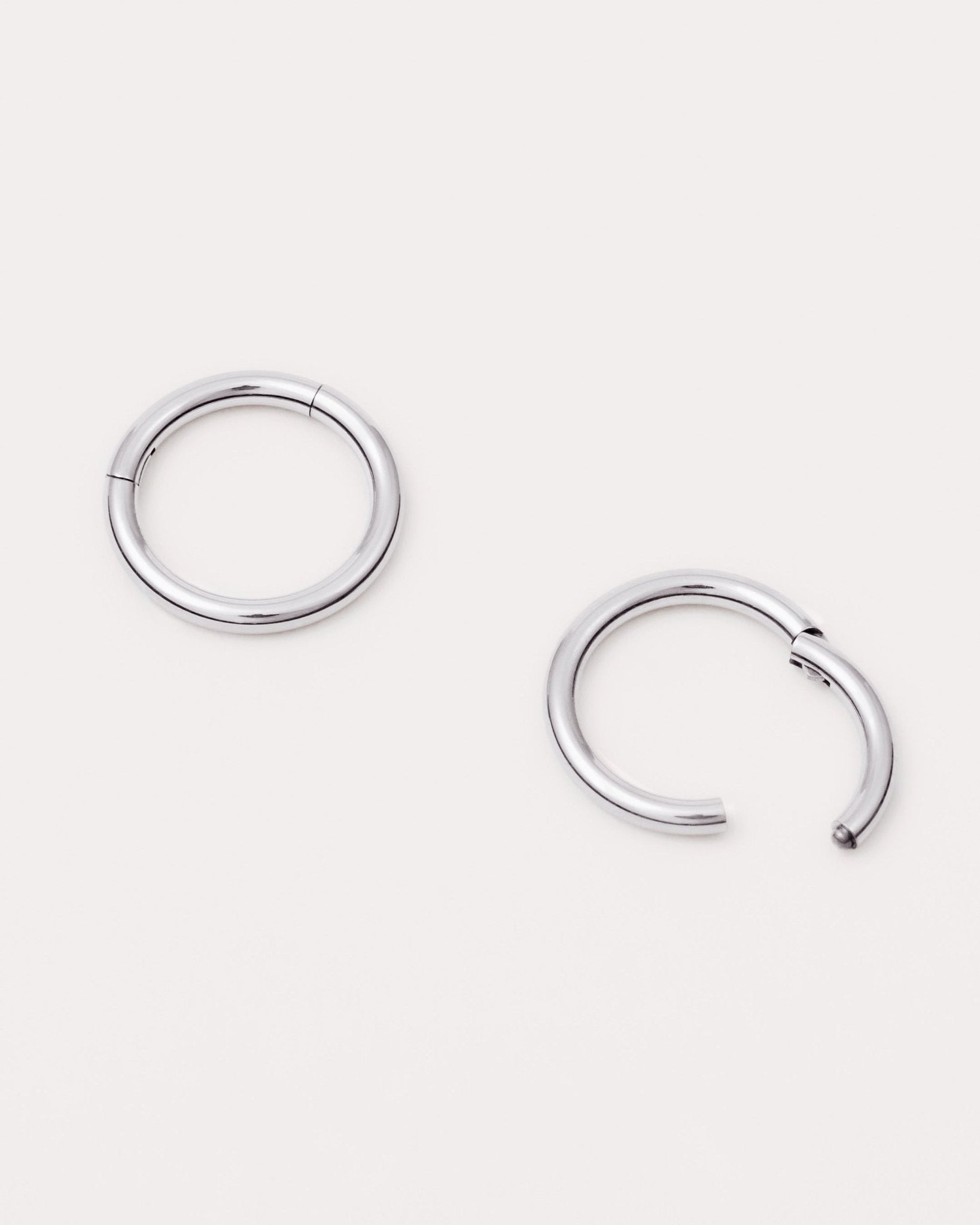 Classic Piercing Hoop in Silver |Titanium Jewellery | rhokea