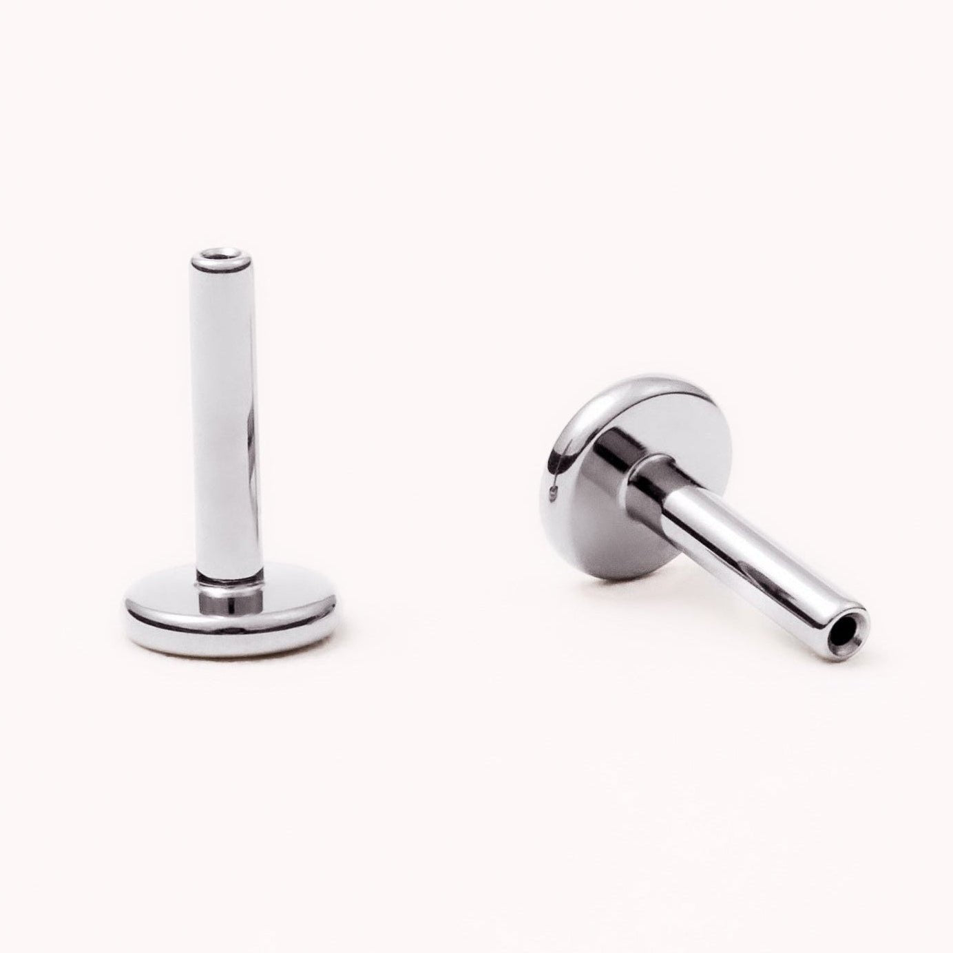 Silver Base • 6mm Post • 1.2mm Gauge — titanium — Rhokea