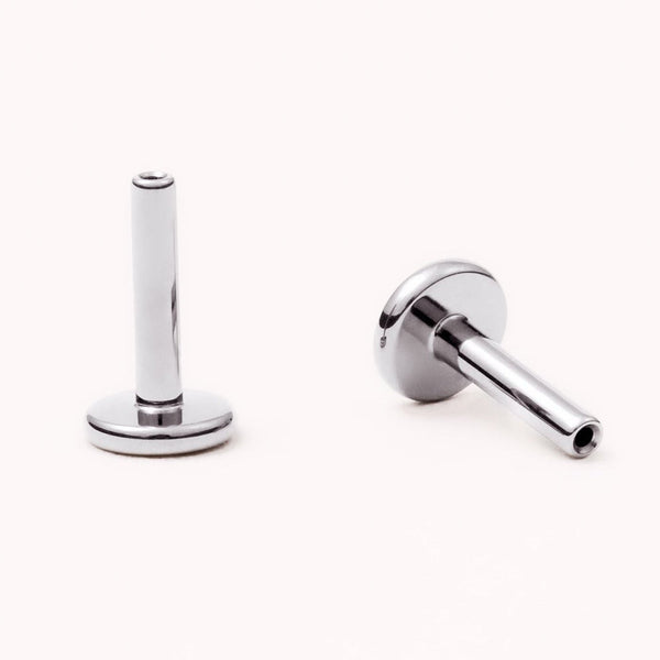 Silver Base • 6mm Post • 1.2mm Gauge — titanium — Rhokea