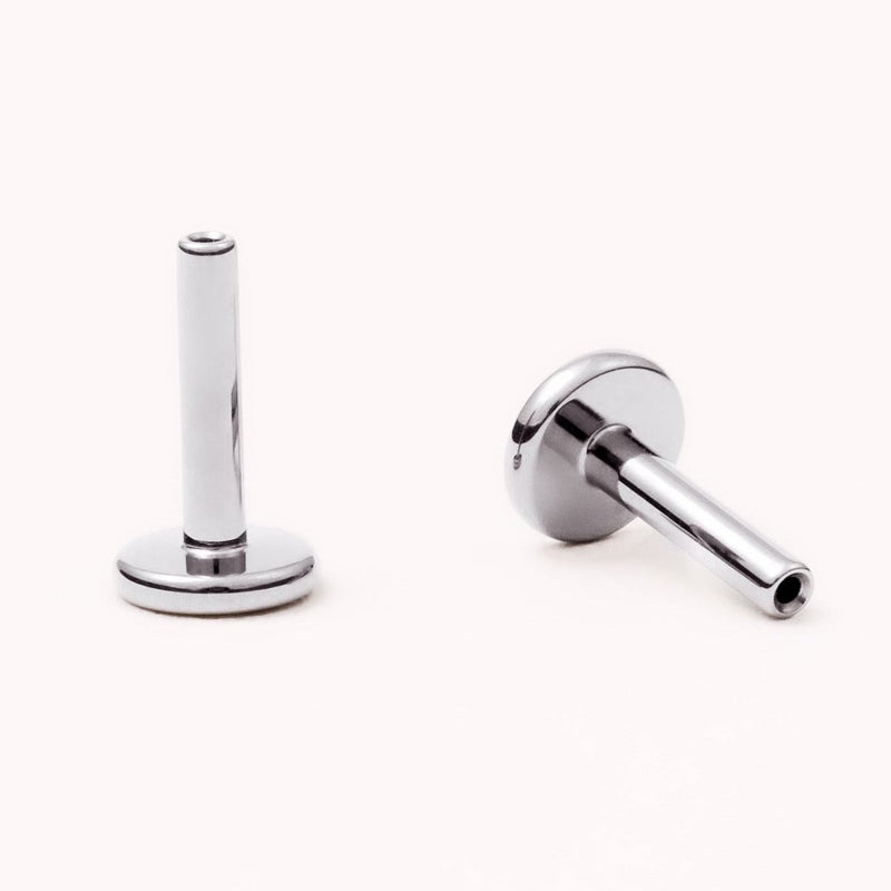 Silver Base • 6mm Post • 1.2mm Gauge — titanium — Rhokea