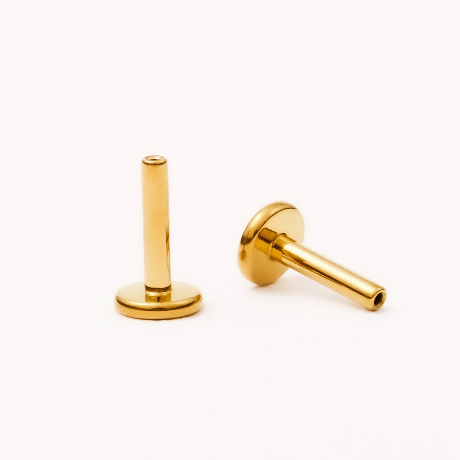Gold Base • 6mm Post • 1.2mm Gauge — titanium — Rhokea