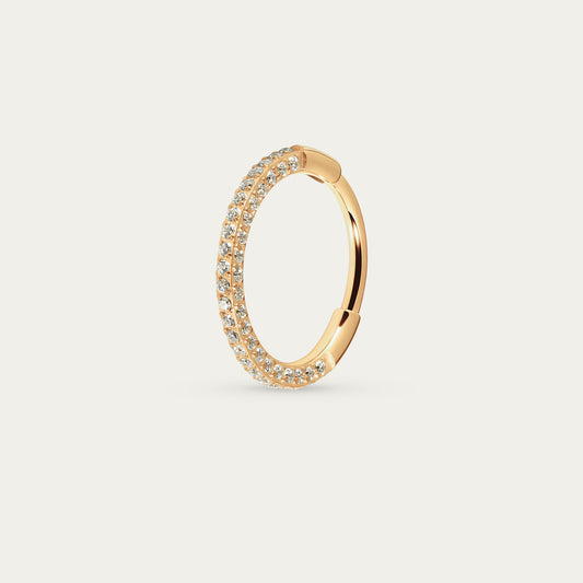 Eternal Hoop in Gold