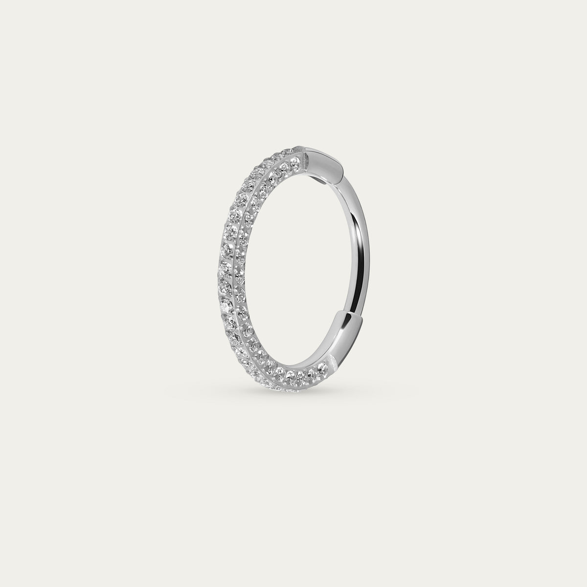 Eternal Hoop in Silver