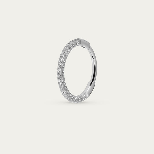 Eternal Hoop in Silver