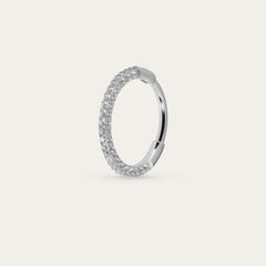 Eternal Hoop in Silver