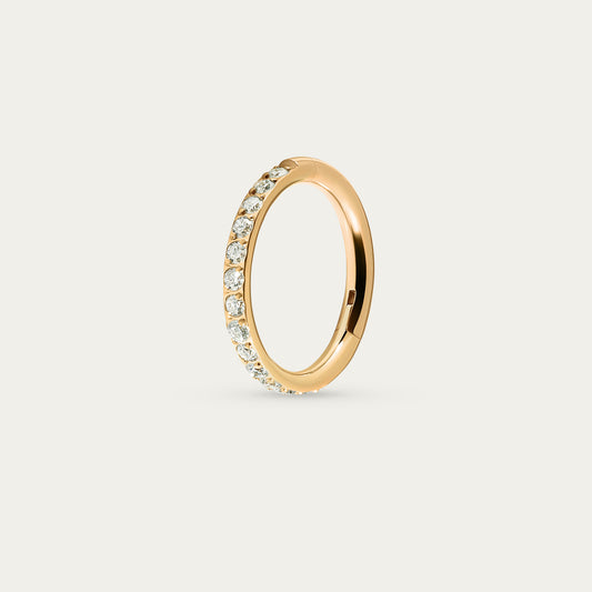 Clarity Hoop in Gold
