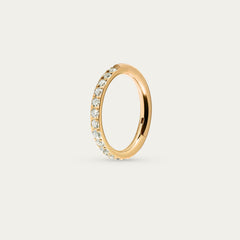 Clarity Hoop in Gold