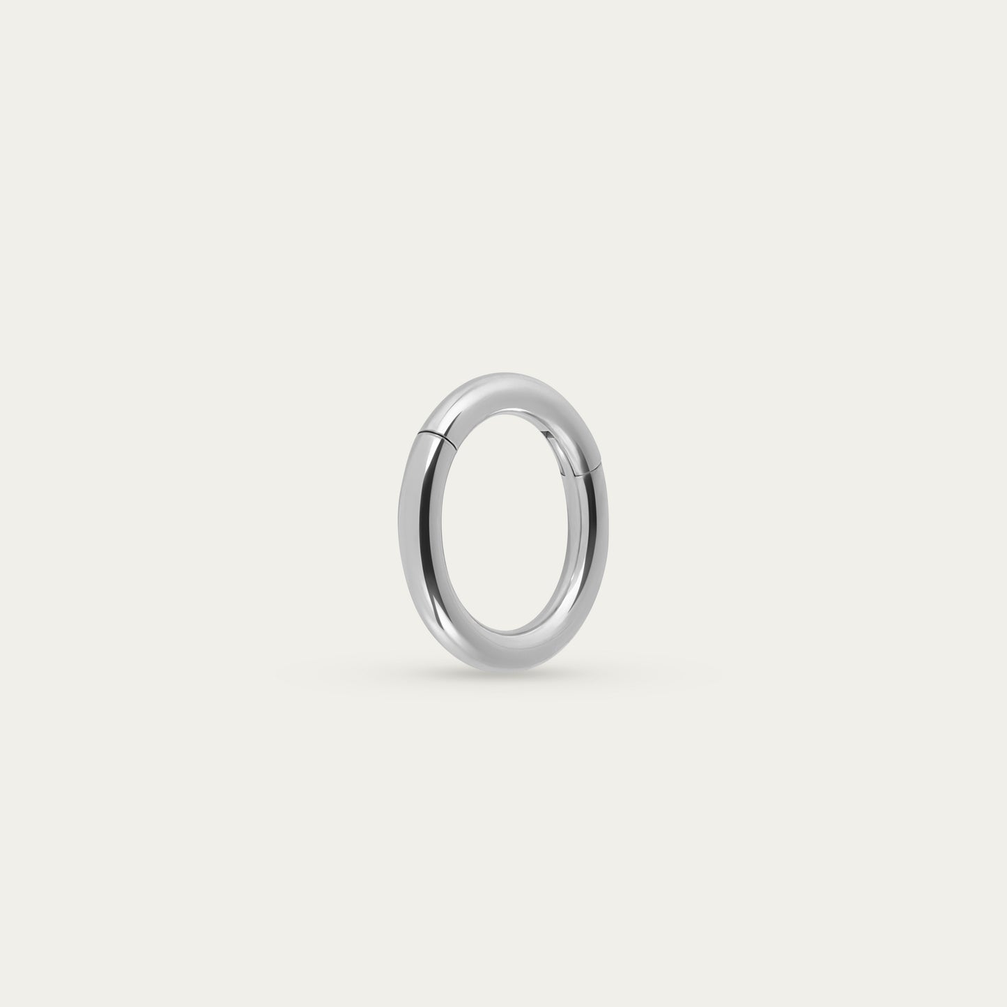 Smooth Hoop in Silver