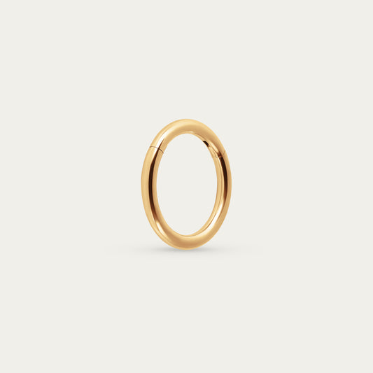 Smooth Hoop in Gold