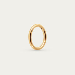 Smooth Hoop in Gold
