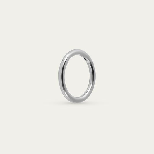 Smooth Hoop in Silver