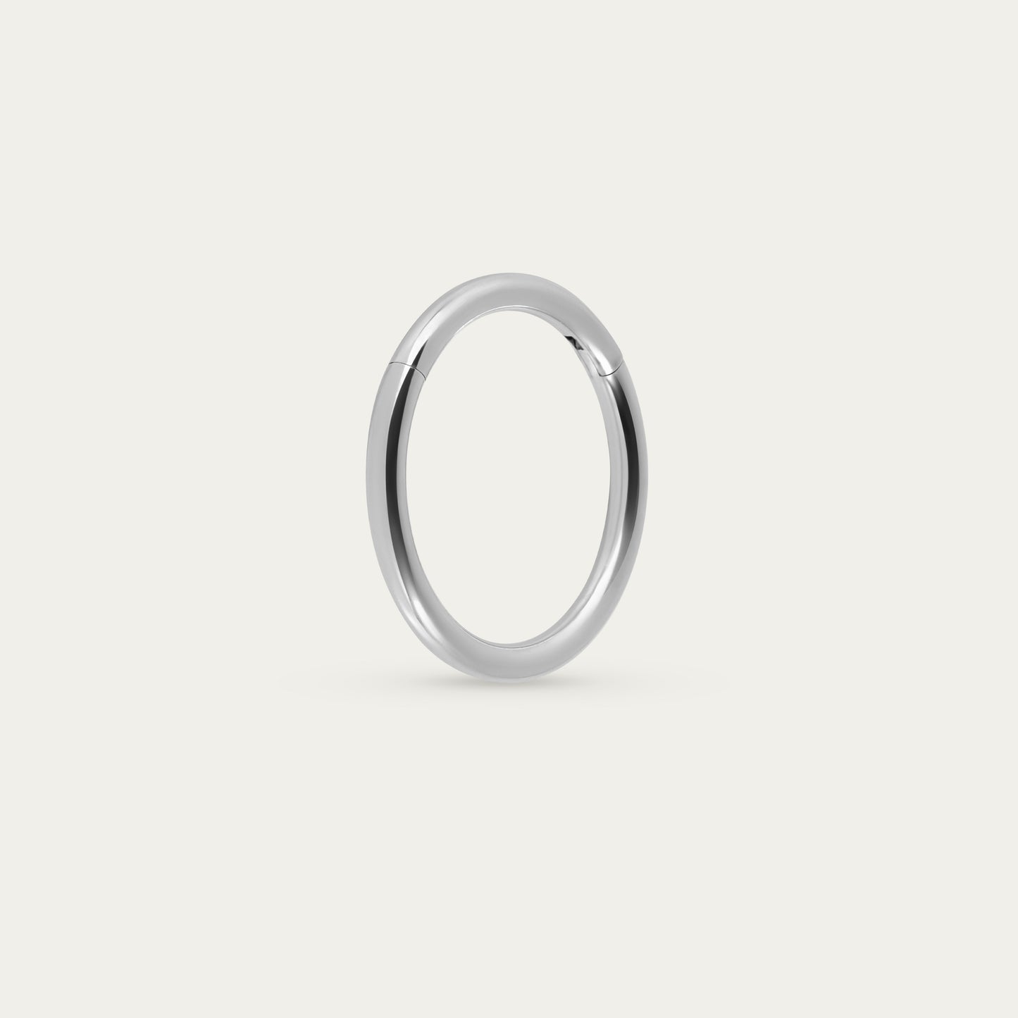 Smooth Hoop in Silver