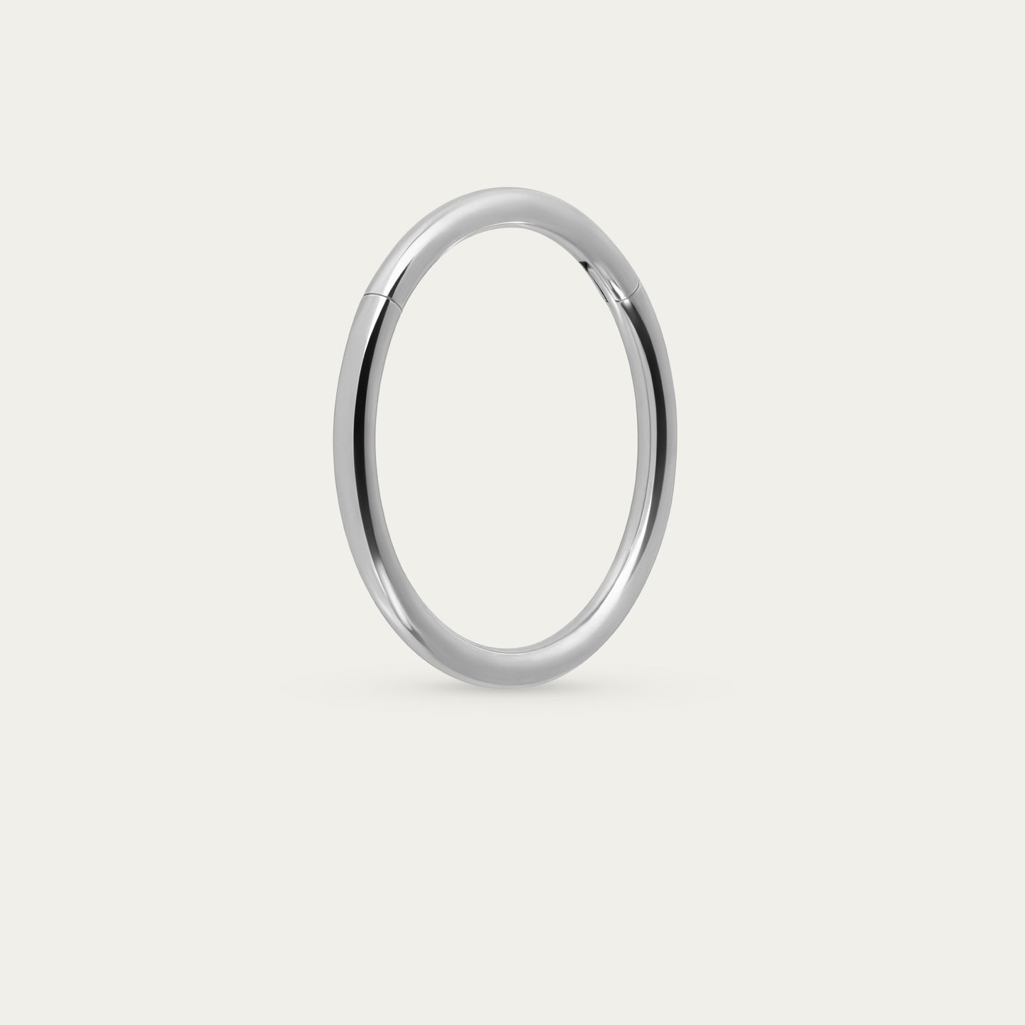 Smooth Hoop in Silver