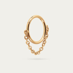 Chain Hoop In Gold