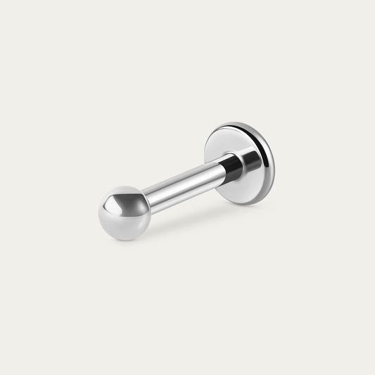 Solid Ball Stud in Silver