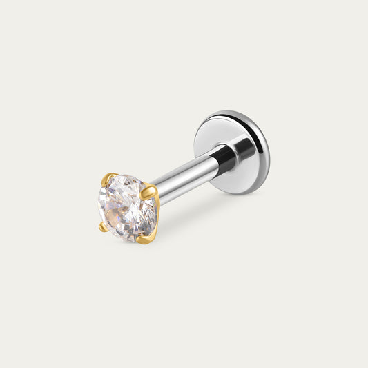 Solitaire Stud in Gold