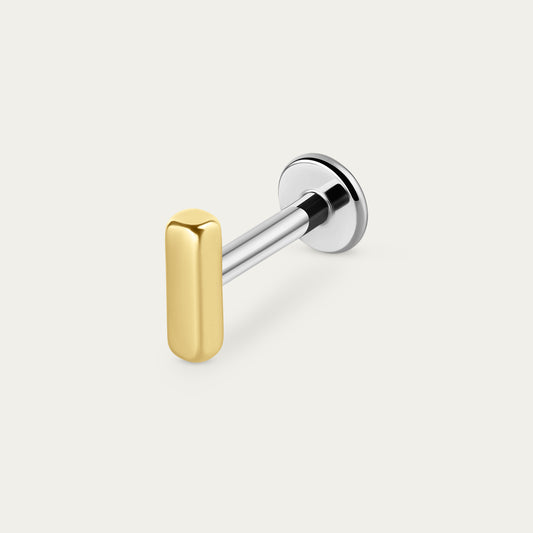 Minimalist Bar Stud in Gold