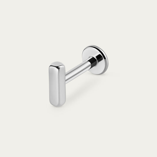 Minimalist Bar Stud in Silver