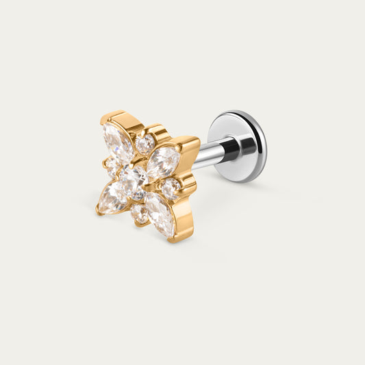 Quintet Cluster Stud in Gold