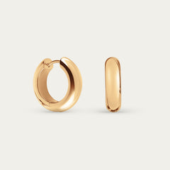 Bold Hoops in Gold