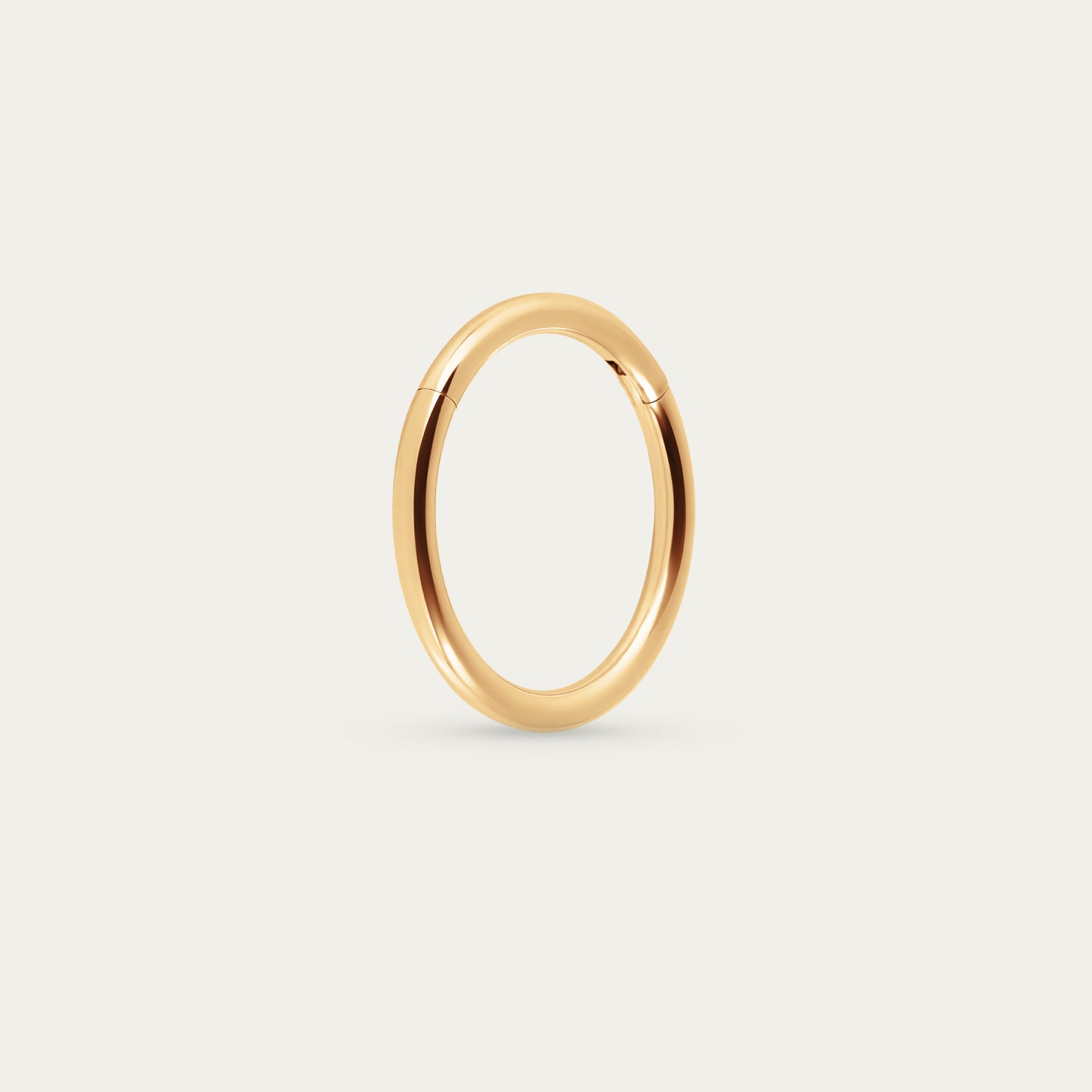 Smooth Hoop in Gold