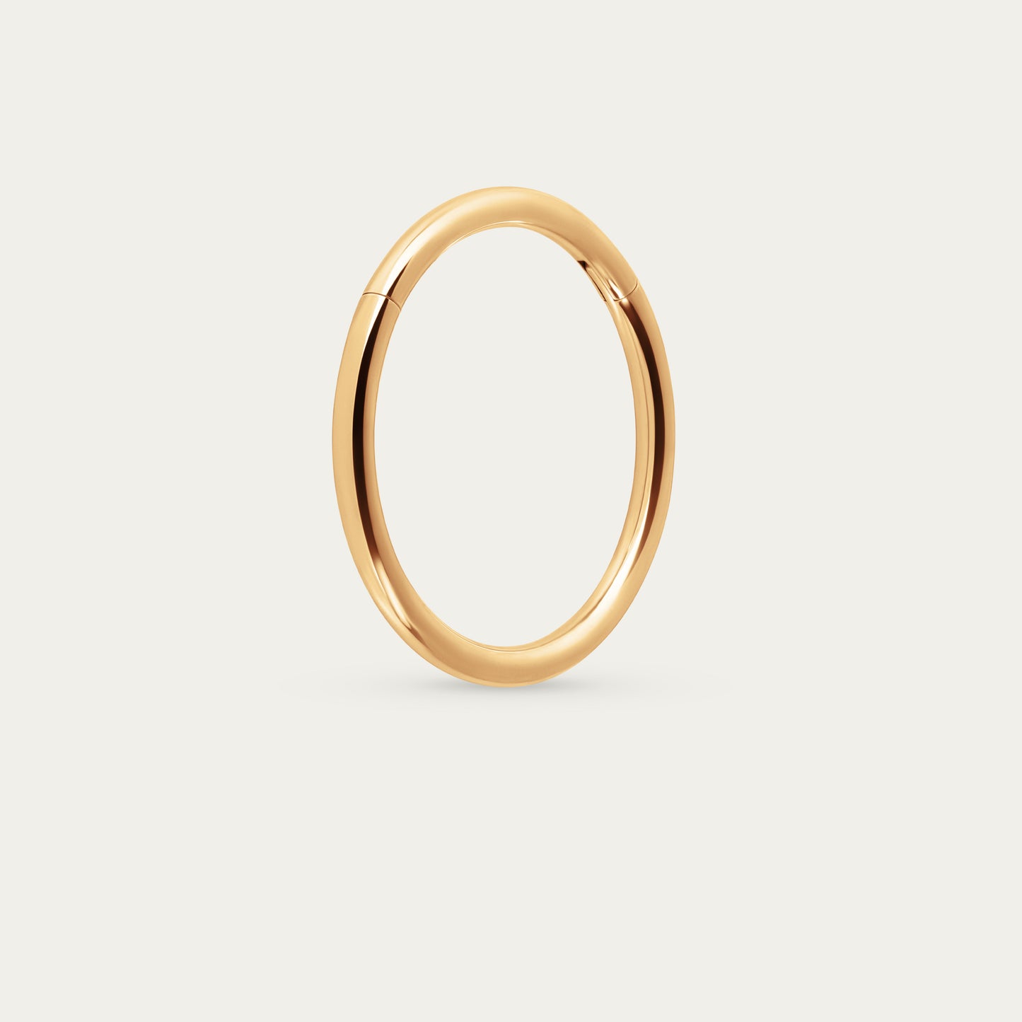 Smooth Hoop in Gold